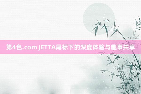 第4色.com JETTA尾标下的深度体验与趣事共享